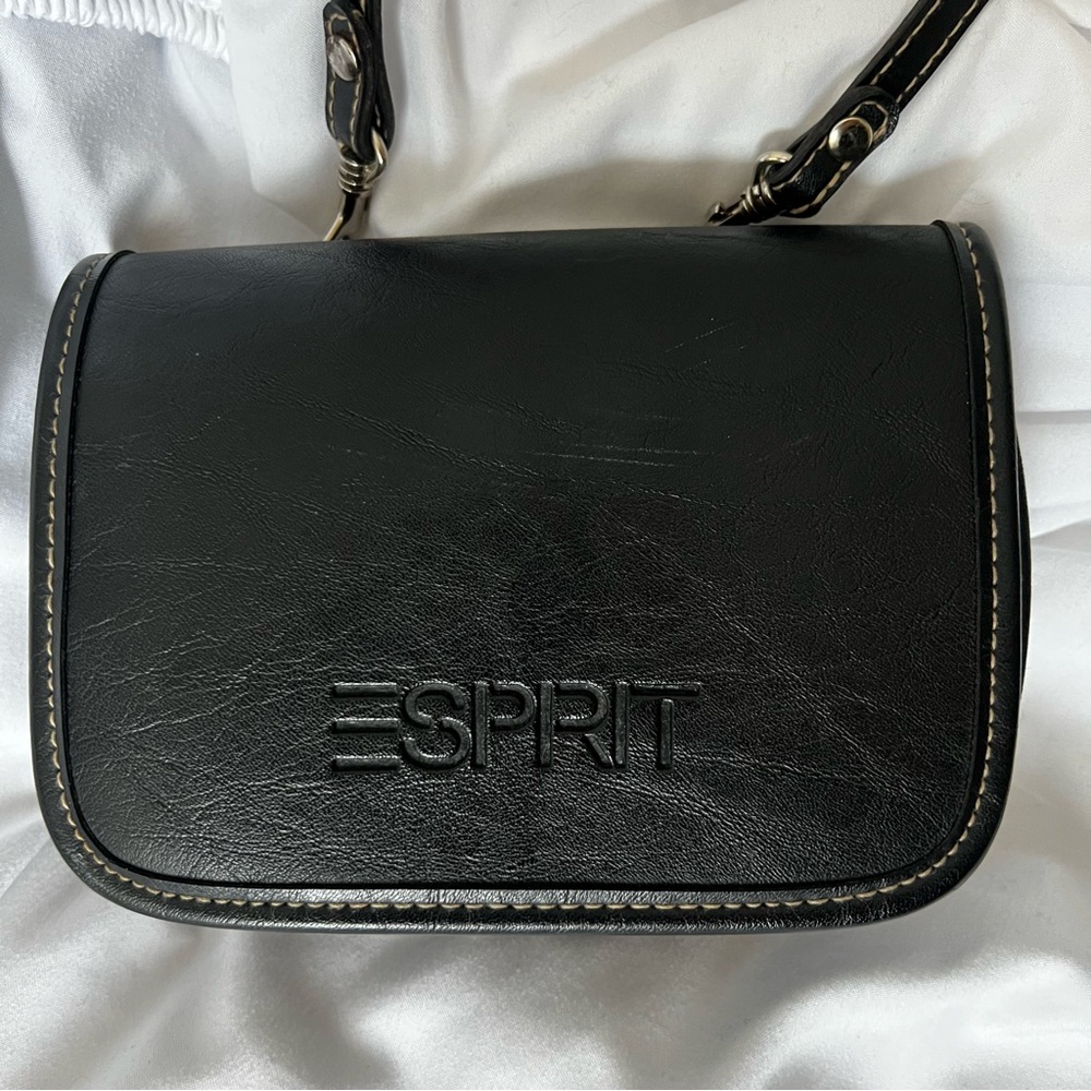 Vintage Esprit Black Crossbody Bag